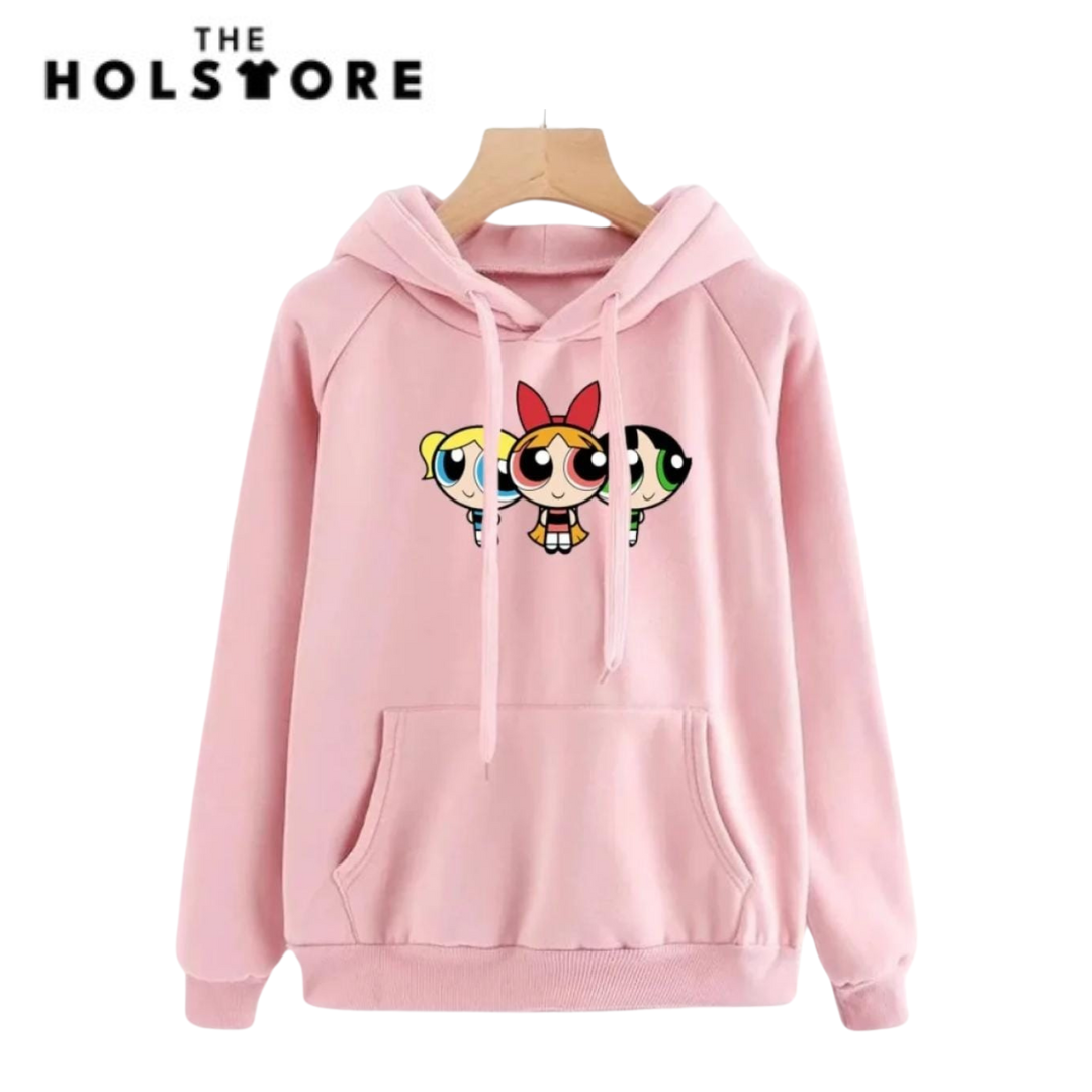 Power Puff Printed Hoodies - All Colors